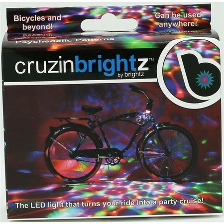 BRIGHTZ Brightz 9700451 Cruzenbrightz Disco Bicycle LED Lights  Multi-Colored 9700451